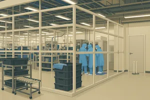 クリーンルーム事例イメージイラスト