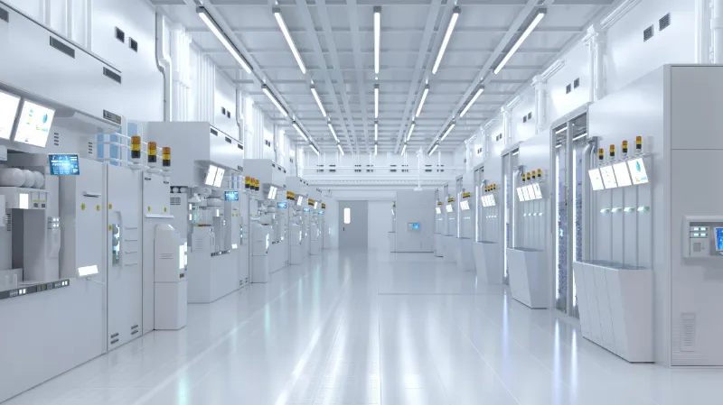半導体クリーンルームイメージ