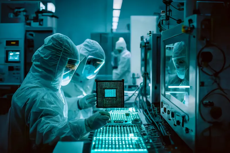 半導体クリーンルームイメージ