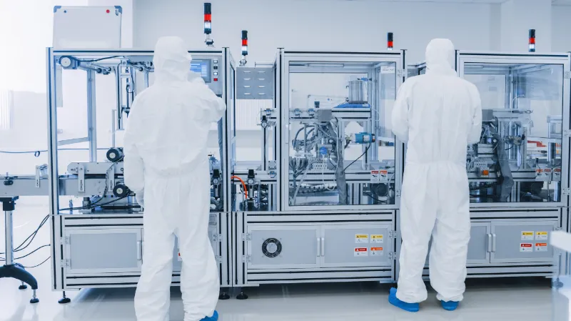 クリーンルームのイメージ